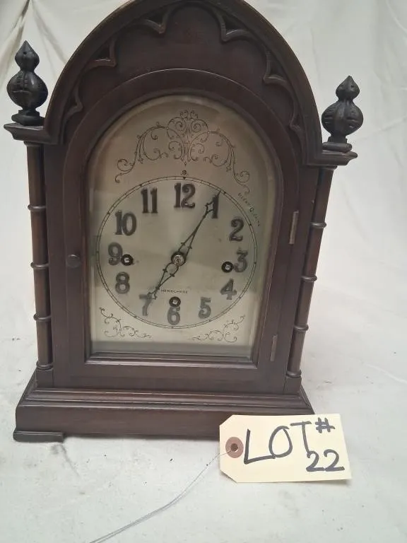 Herschede Model 20 Westminster Mantel Chime Clock