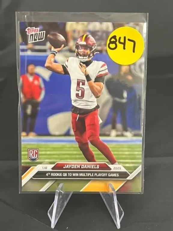 2024 Topps Now #23 Jayden Daniels RC BLACK LABEL
