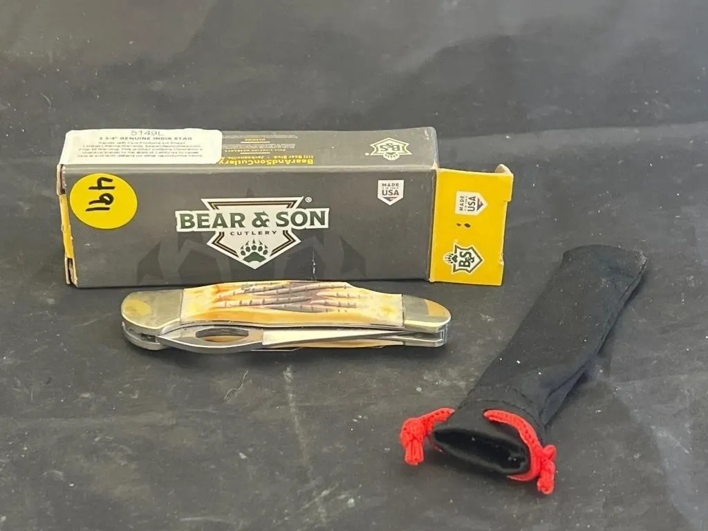 Bear & Son Cutlery Single Blade Folding Knife NIB