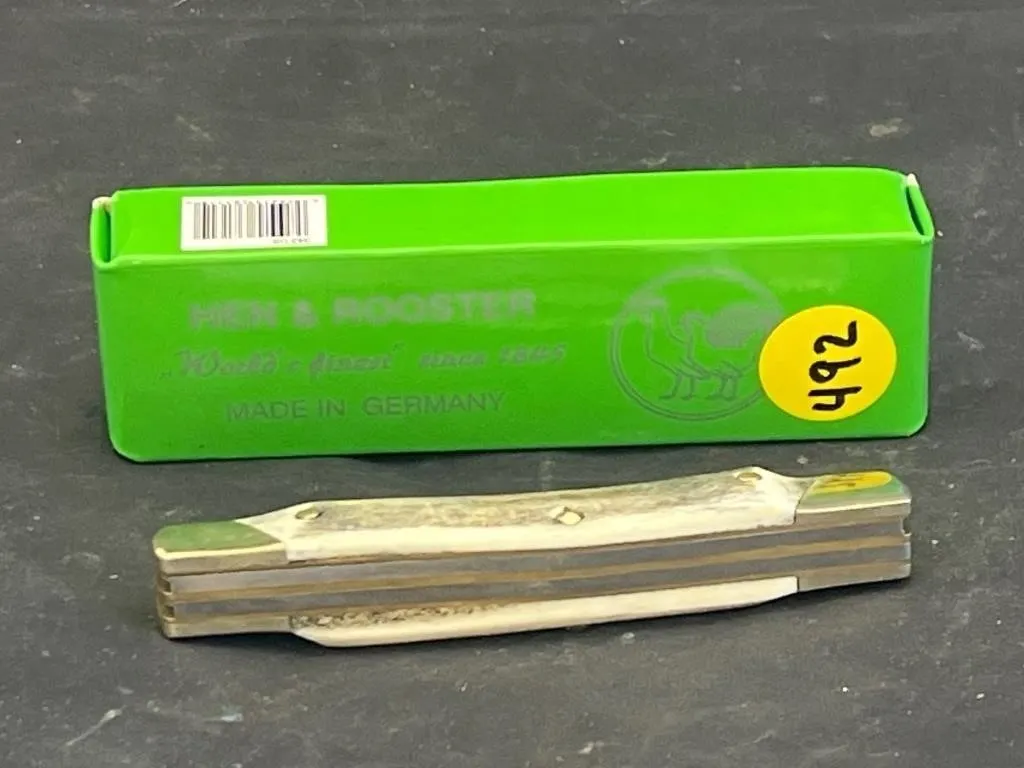Hen & Rooster 3-Blade Folding Knife NIB