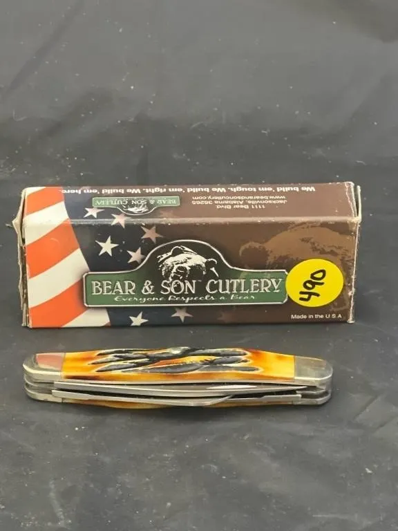 Bear & Son Cutlery 3-Blade Folding Knife NIB