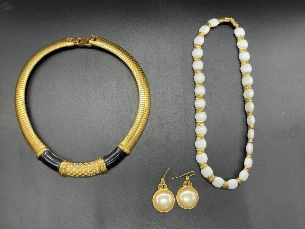 3 Pcs - Vintage Monet Fashion Jewelry