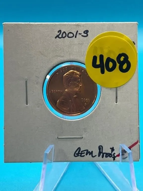 2001 S Penny Gem Proof