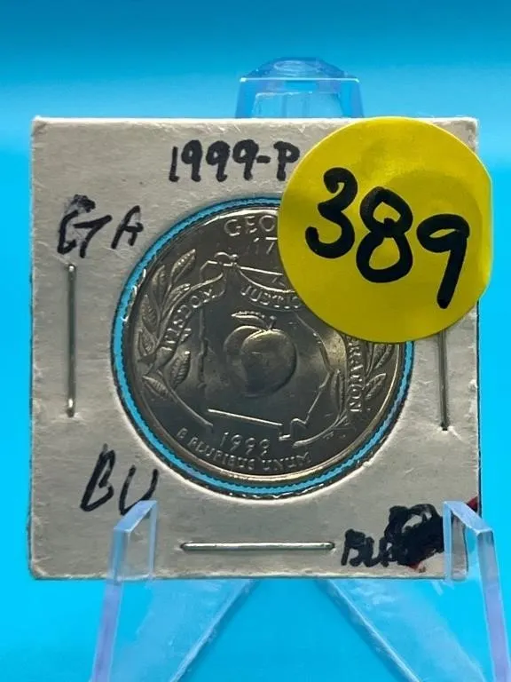 1999 P Georgia Quarter BU