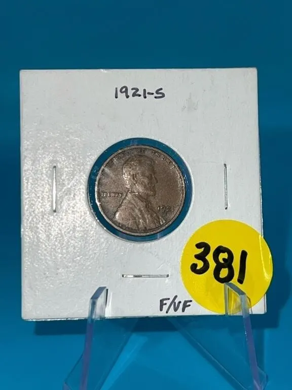 1921 S Penny VF