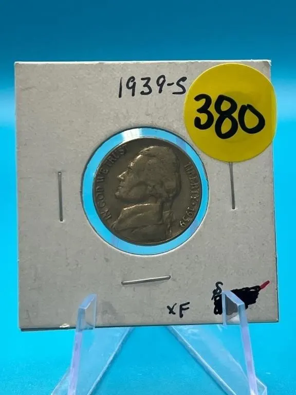 1939 S Nickel XF