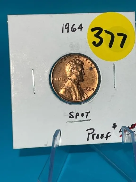 1964 P Penny Proof