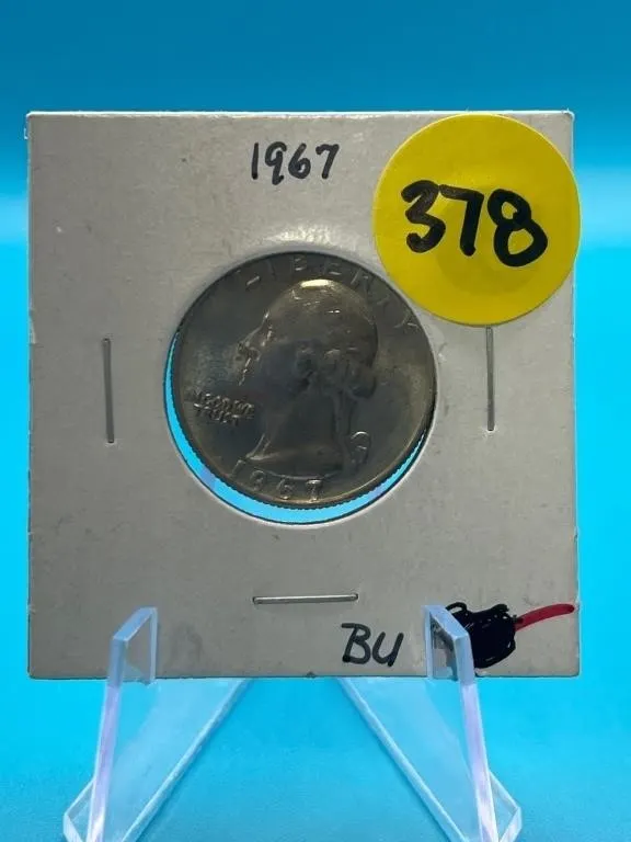1967 P Quarter BU