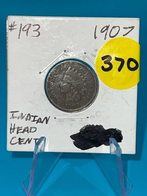 1907 Indian Head Penny VG