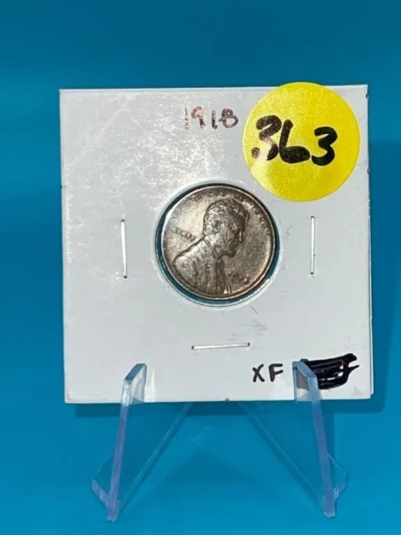 1918 P Penny XF