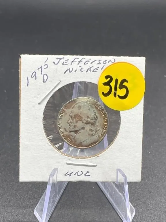 1975-D Jefferson Nickel Uncirculated