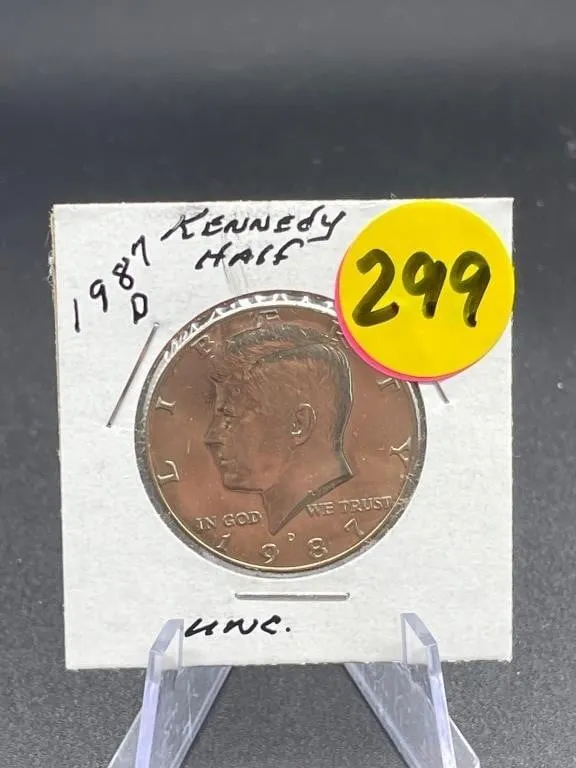 1987-D Kennedy Half Uncirculated
