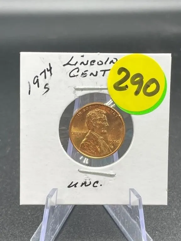 1974-S Lincoln Cent Unc