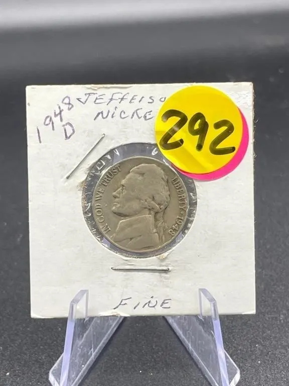 1948-D Jefferson Nickel Fine