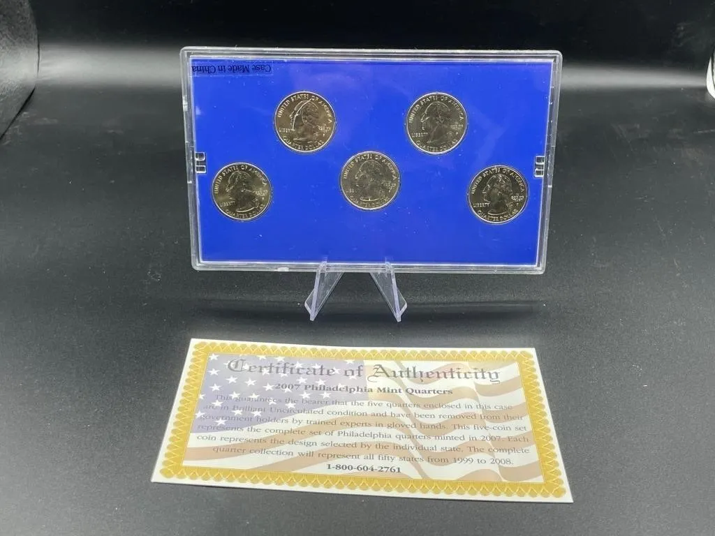 5 - State Quarters 2007-P