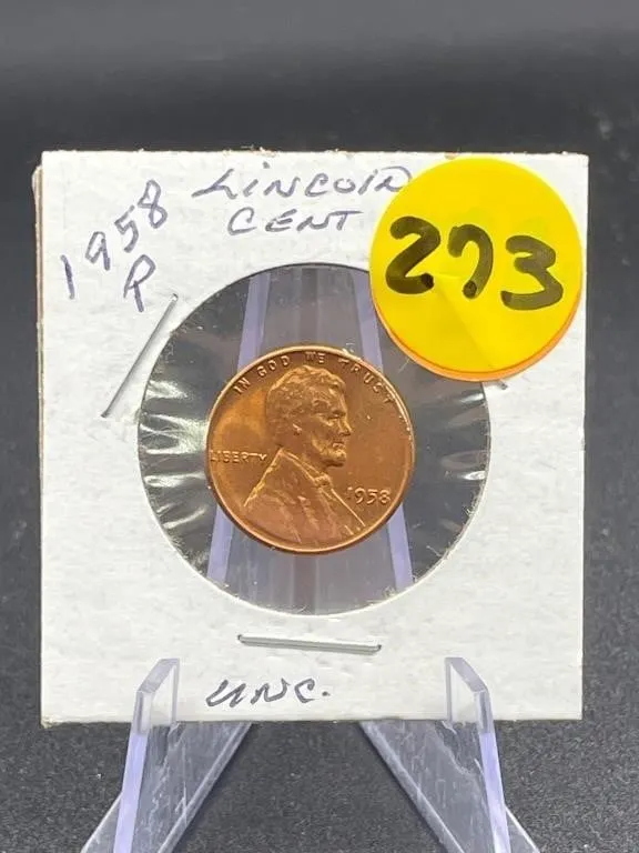 1958-P Lincoln Wheat Cent Uncirculated