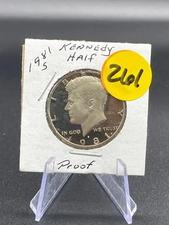 1981-S Proof Kennedy Half Dollar