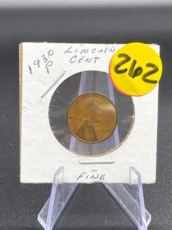 1930-P Lincoln Wheat Cent Fine