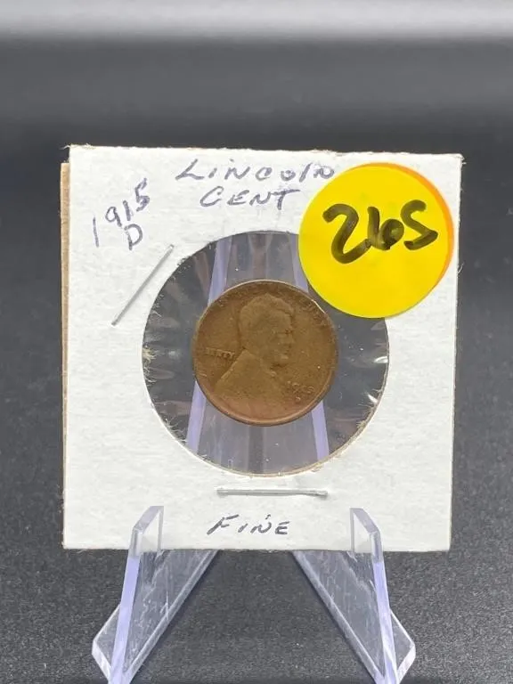 1915-D Lincoln Cent Fine