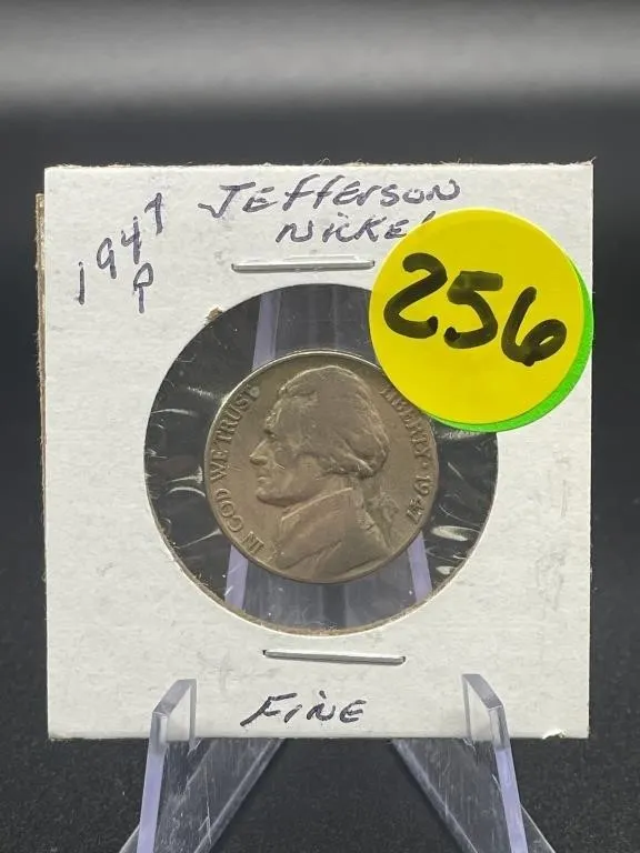1947-P Jefferson Nickel Fine