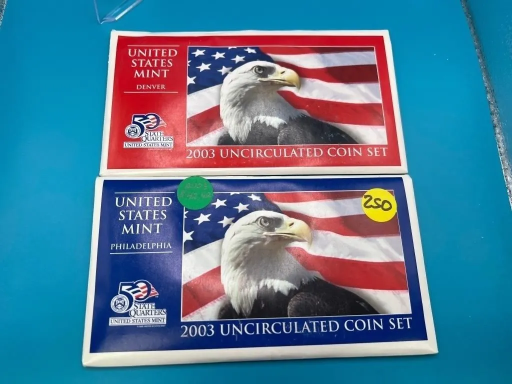 2003 Denver & Philadelphia Uncirculated Coin Sets