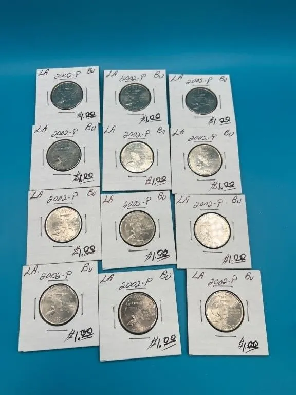 12 - 2002P BU Louisiana State Quarters