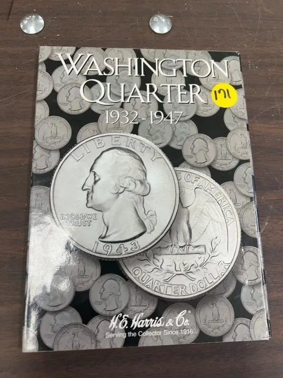1932-1947 90% Silver Washington Quarters - Full