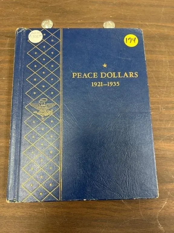 1921-1935 90% Silver Peace Dollars - Full Book