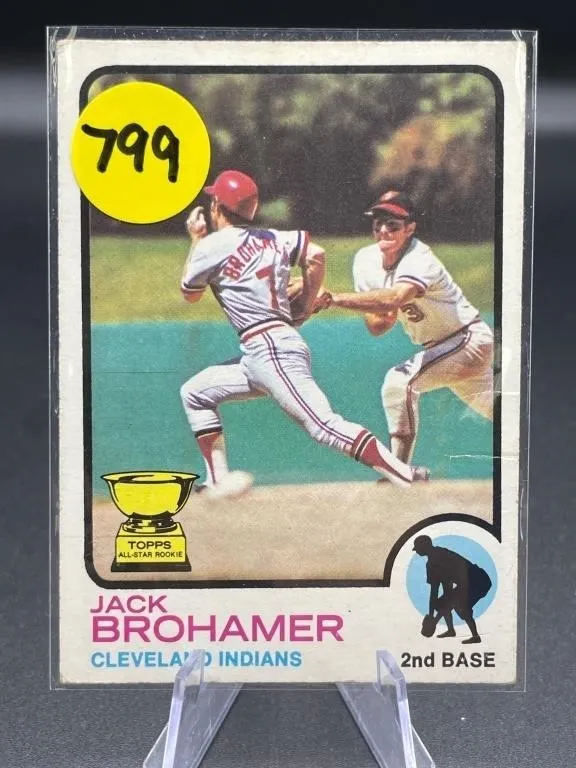 ROOKIE CUP CARD 1973 TOPPS JACK BROHAMER