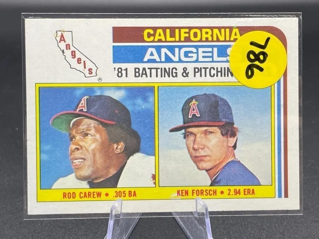 1982 TOPPS HOF ROD CAREW CARD