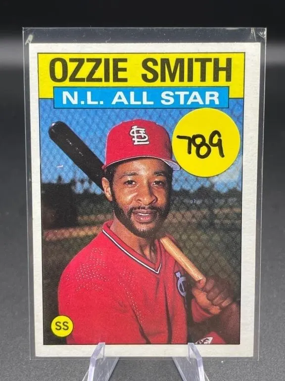 1986 TOPPS HOF OZZIE SMITH CARD