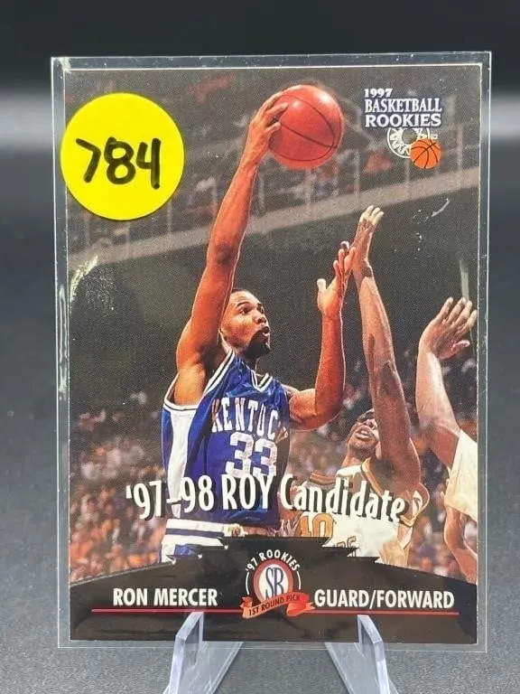 ROOKIE CARD 1997 SCOREBOARD RON MERCER