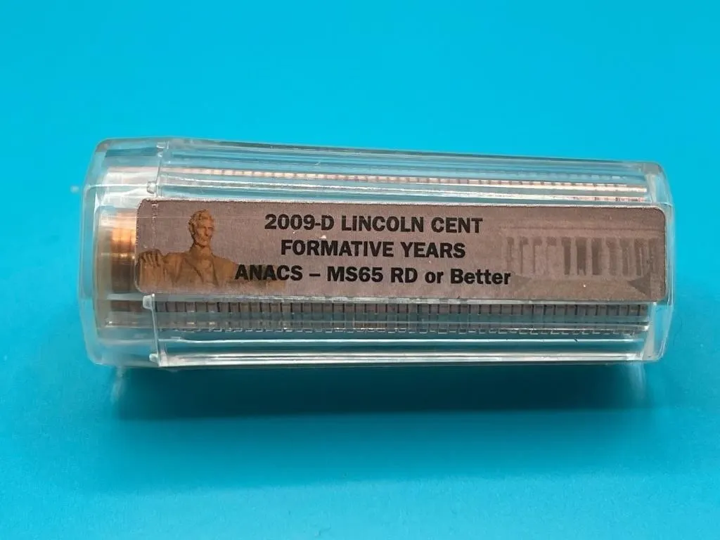 Tube of 2009D Lincoln Formative Years Cents