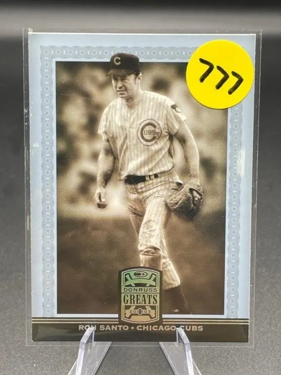 DONRUSS GREATS HOF RON SANTO CARD