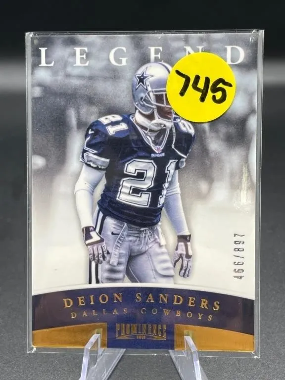 RARE CARD PROMINENCE HOF DEION SANDERS #466 OF