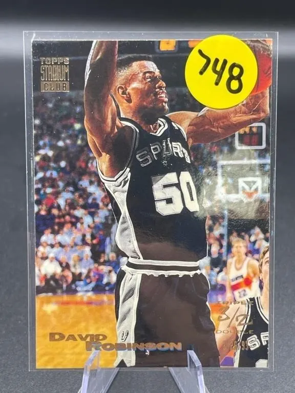 EARLY CARD 1993 STADIUM CLUB HOF DAVID ROBINSON