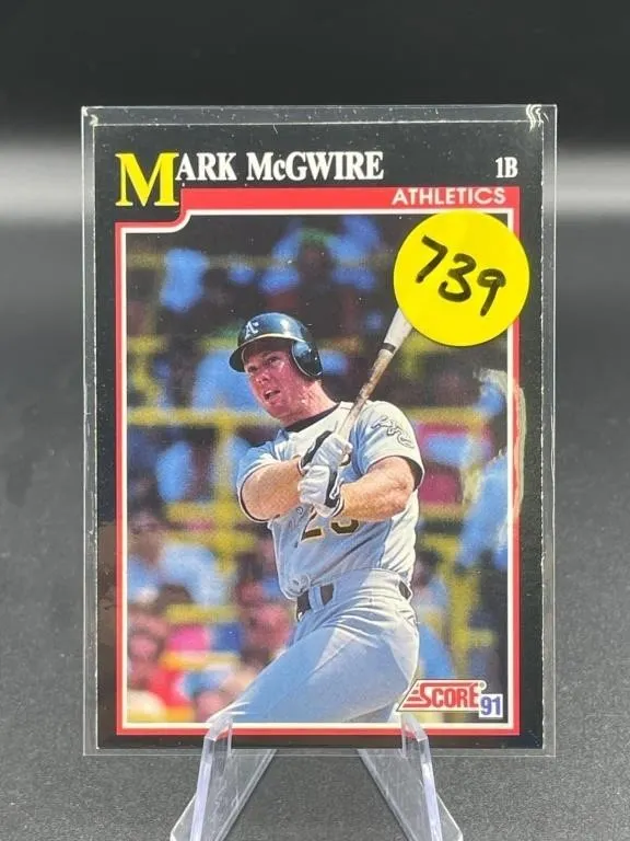 1991 SCORE MARK MCGWIRE CARD