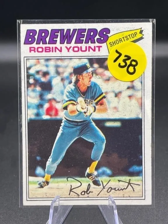 EARLY CARD 1977 TOPPS HOF ROBIN YOUNT