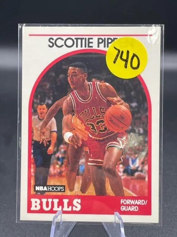 2ND YR CARD 1989 NBA HOPPS HOF SCOTTIE PIPPEN