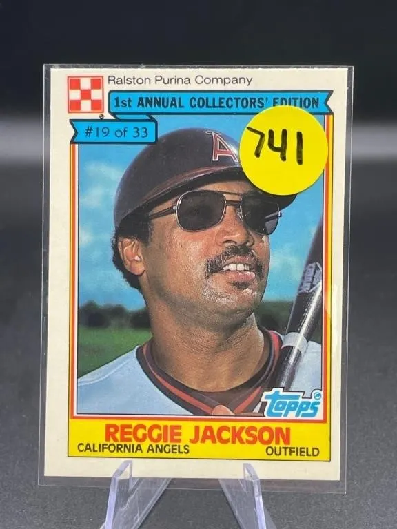1984 PURINA HOF REGGIE JACKSON CARD