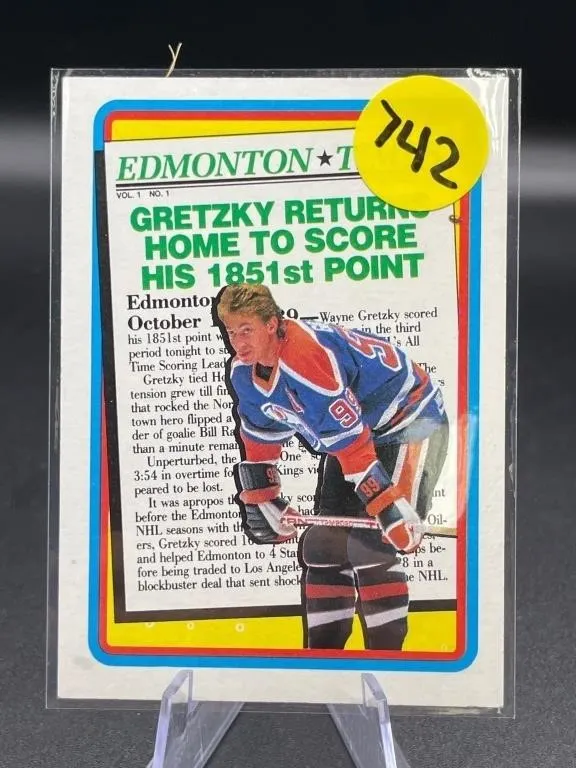 1990 TOPPS HOF WAYNE GRETZKY CARD