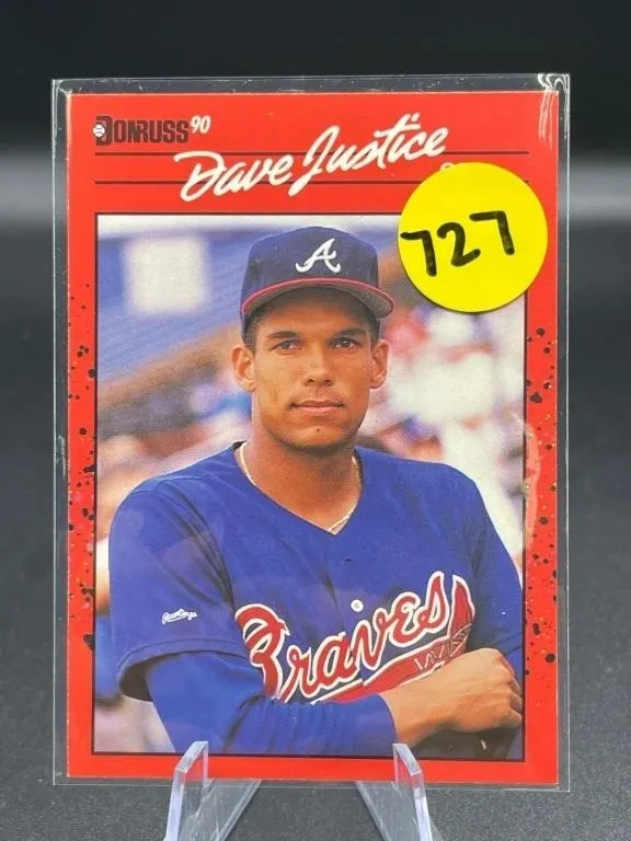ROOKIE CARD 1990 DONRUSS DAVID JUSTICE