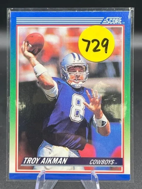 2ND YR CARD 1990 SCORE HOF TROY AIKMAN