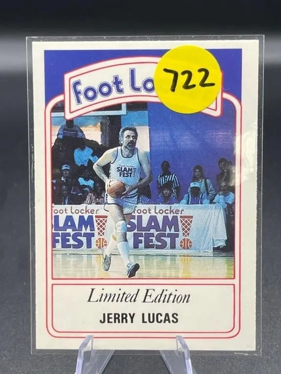 LIMITED EDITION CARD SLAMFEST HOF JERRY LUCAS