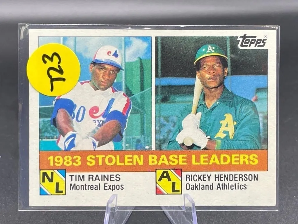 EARLY CARD 1984 TOPPS HOF RICKEY HENDERSON