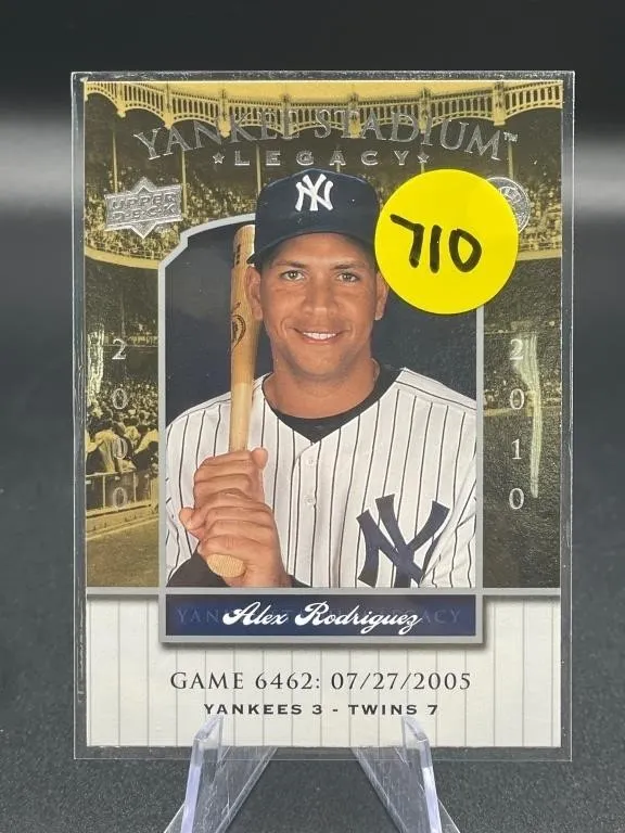 YANKEE STADIUM LEGACY ALEX RODRIGUEZ CARD