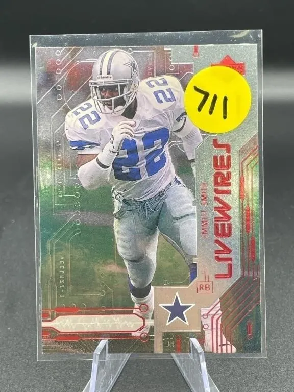 LIVEWIRES UPPERDCECK HOF EMMITT SMITH CARD