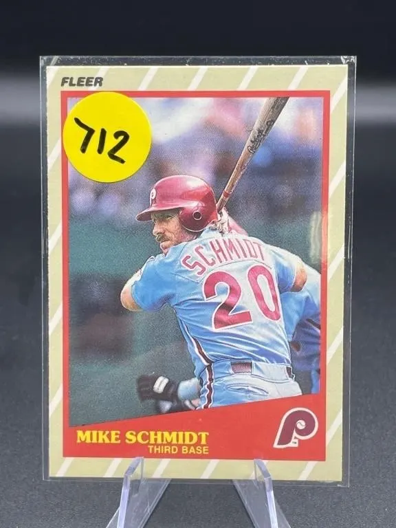 1989 FLEER SUPERSTARS HOF MIKE SCHMIDT CARD