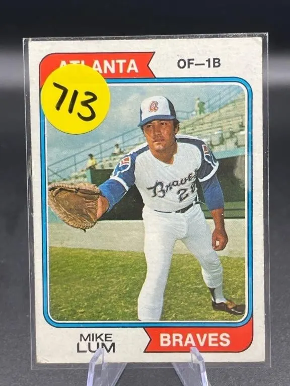 1974 TOPPS MIKE LUM CARD