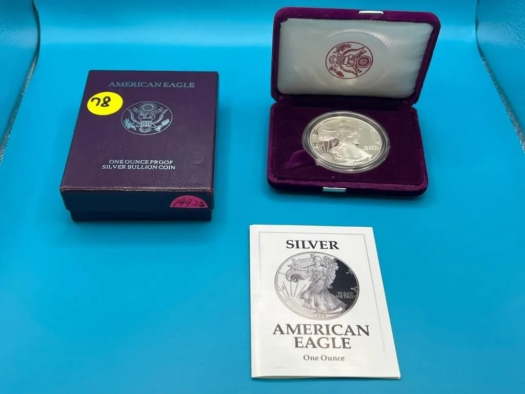1992 American Silver Eagle 1oz Proof Coin